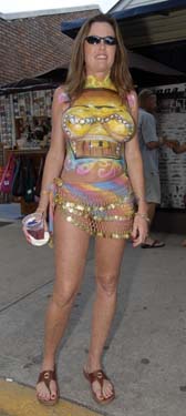 Body Painting 2008 photo - Duval Street, Key West